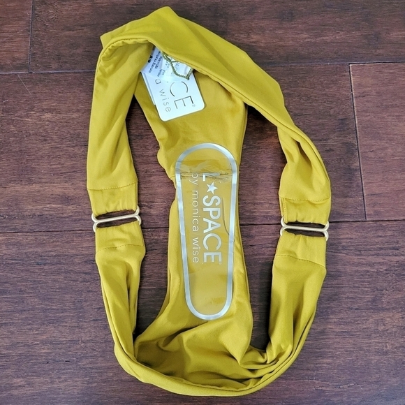 NWT L*Space Rosemary Bitsy Cut skimpy bikini bottom size S chartreuse green - Picture 8 of 12